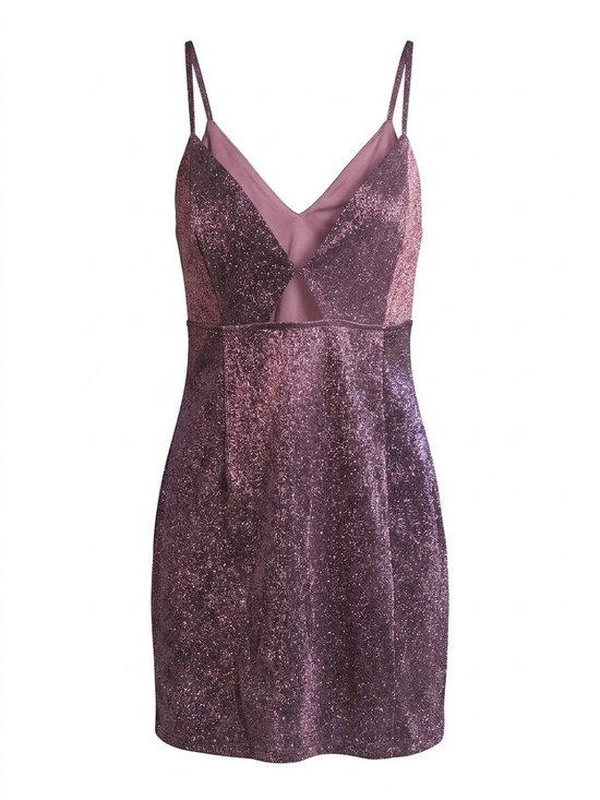 H&M Dresses & Skirts - H&M Sparkle Plum Pink Mini Slip Dress